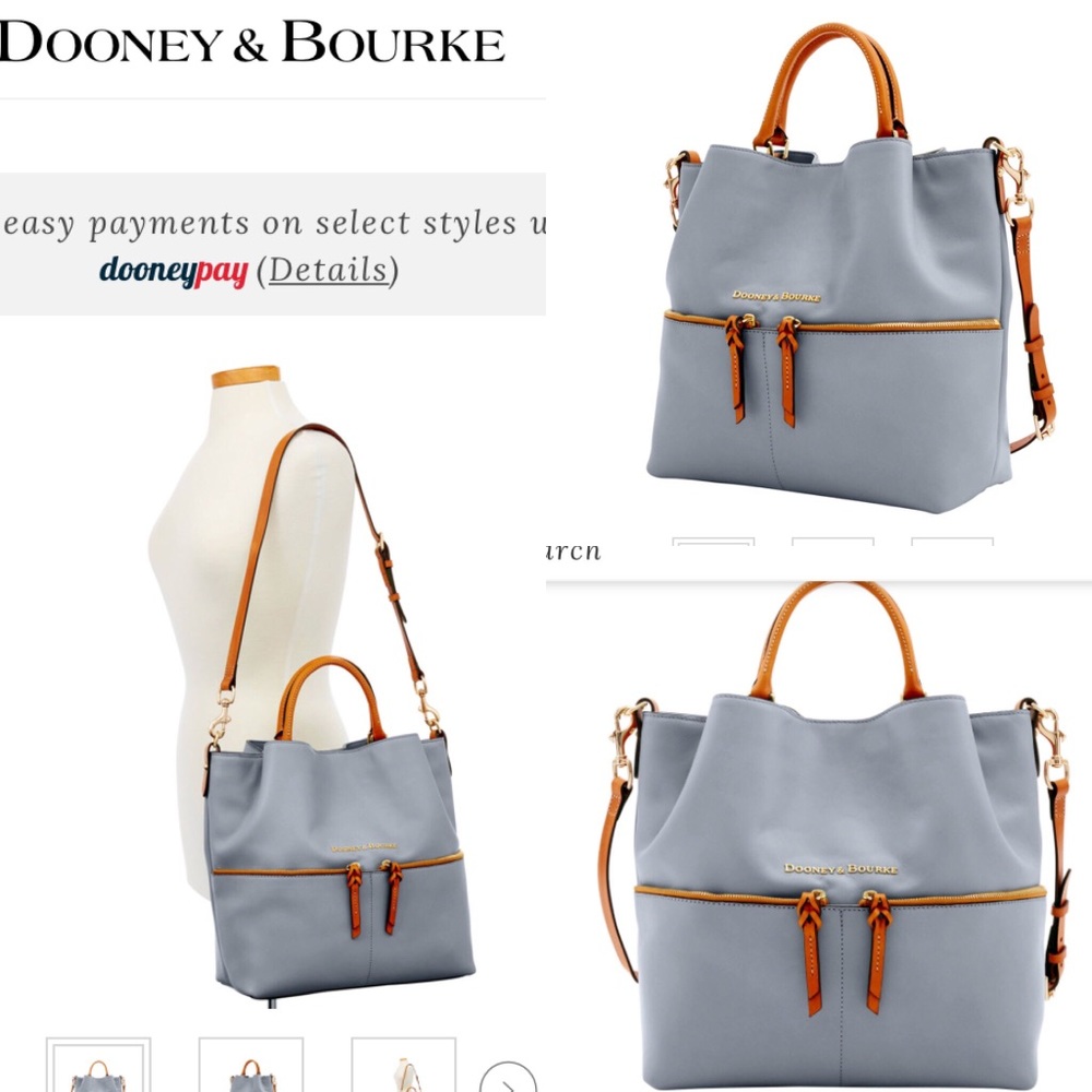 Dooney and bourke city large dawson satchel NWOT
